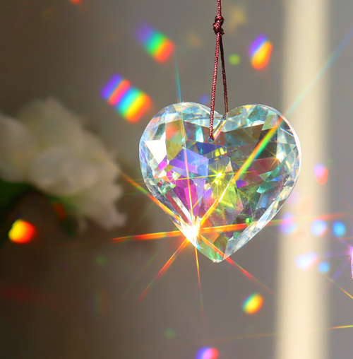 45 mm Heart Crystal Suncatcher