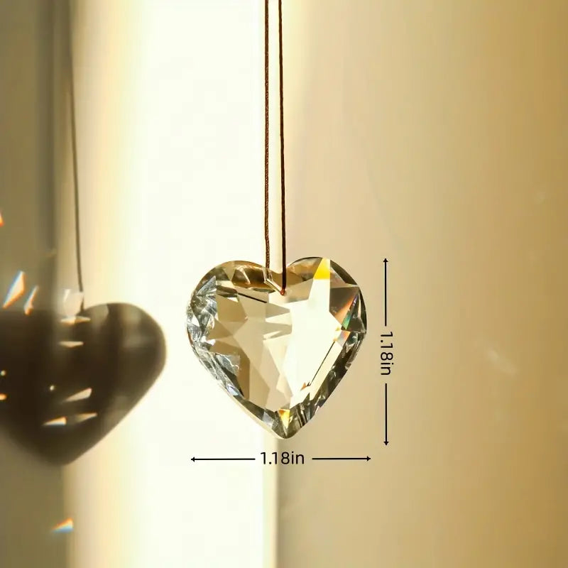 45 mm Heart Crystal Suncatcher